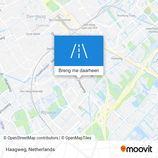 Haagweg kaart
