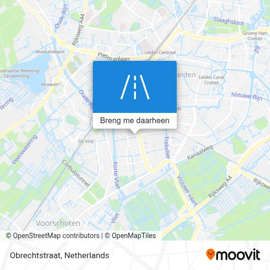 Obrechtstraat kaart