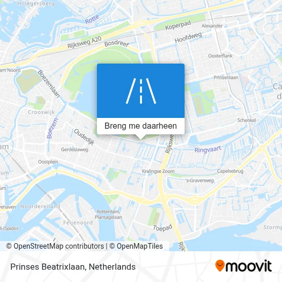 Prinses Beatrixlaan kaart