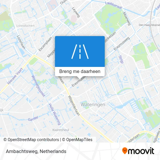Ambachtsweg kaart