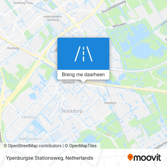 Ypenburgse Stationsweg kaart