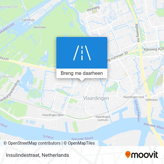 Insulindestraat kaart