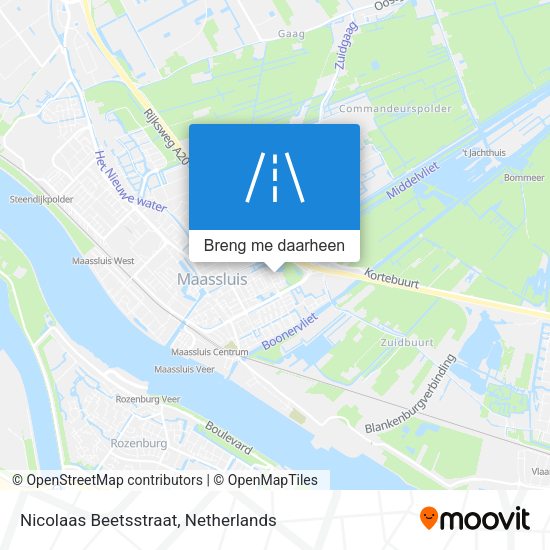 Nicolaas Beetsstraat kaart
