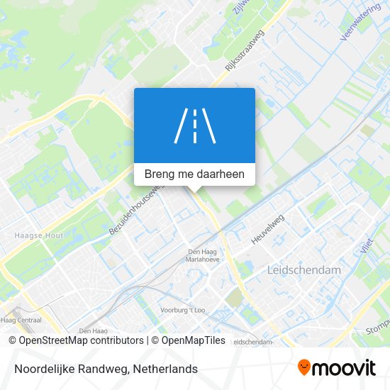 Noordelijke Randweg kaart