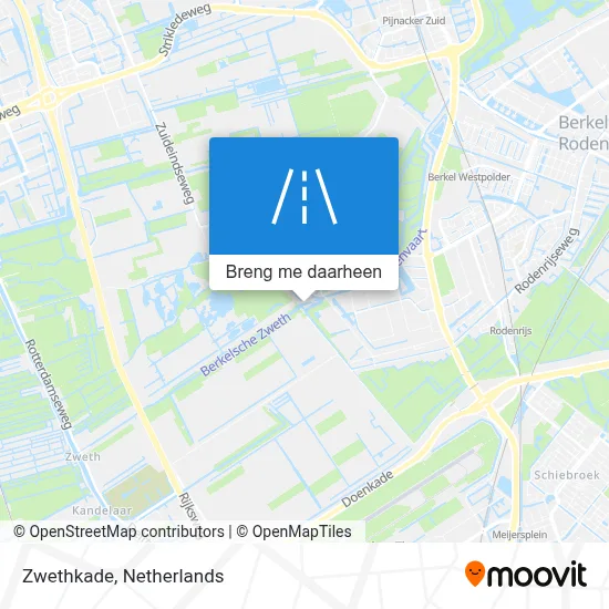 Zwethkade kaart