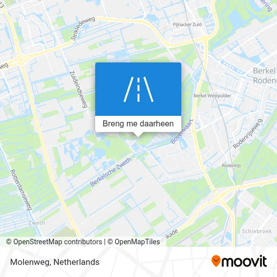 Molenweg kaart