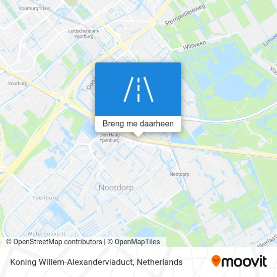 Koning Willem-Alexanderviaduct kaart