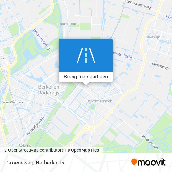 Groeneweg kaart