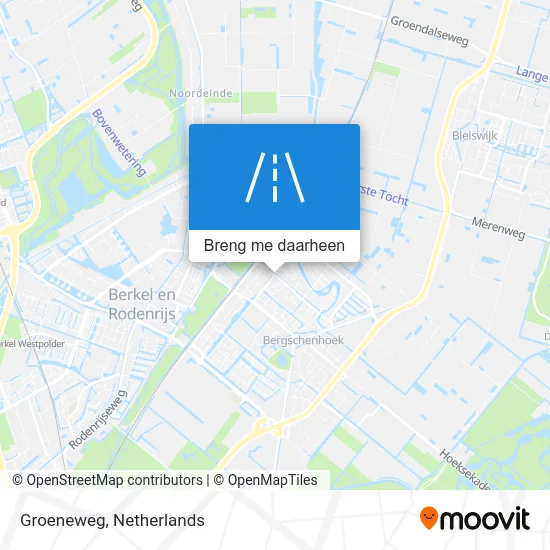 Groeneweg kaart