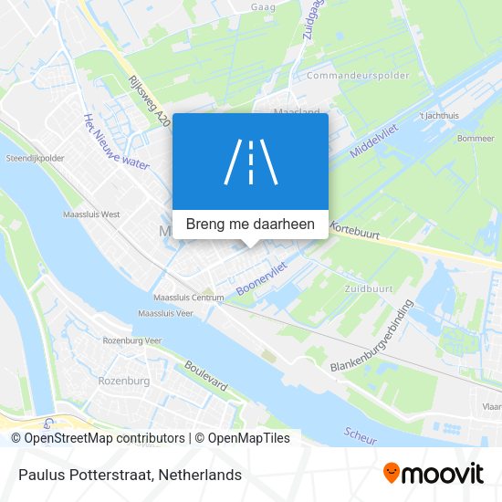 Paulus Potterstraat kaart