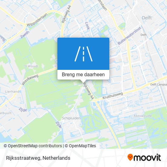 Rijksstraatweg kaart