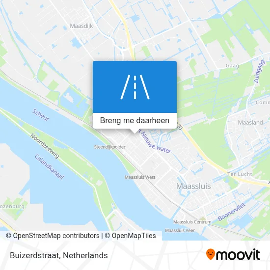 Buizerdstraat kaart