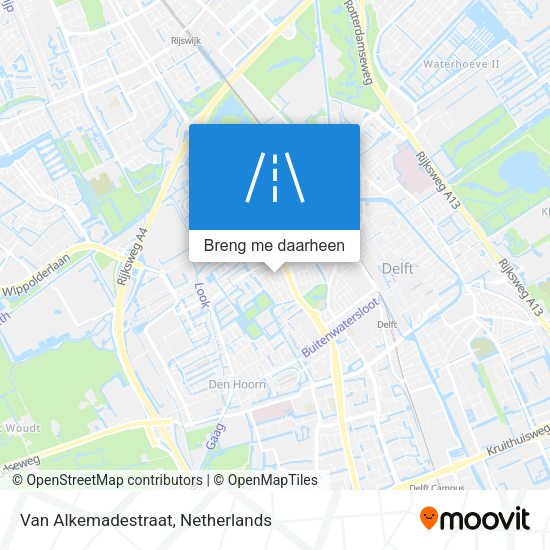 Van Alkemadestraat kaart