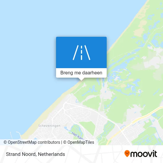 Strand Noord kaart
