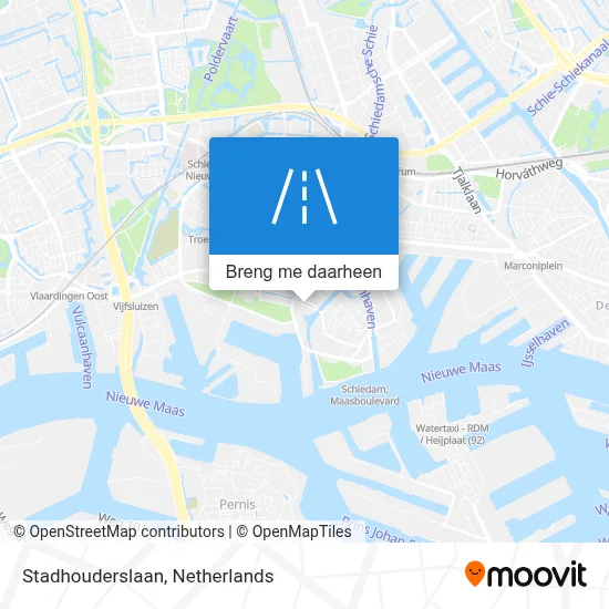 Stadhouderslaan kaart