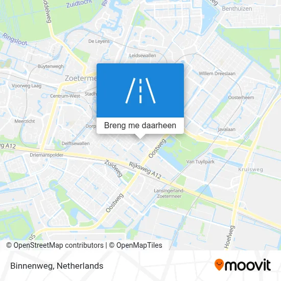 Binnenweg kaart