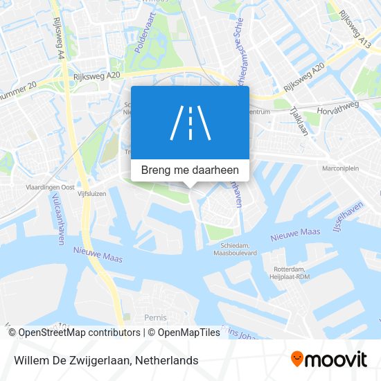 Willem De Zwijgerlaan kaart