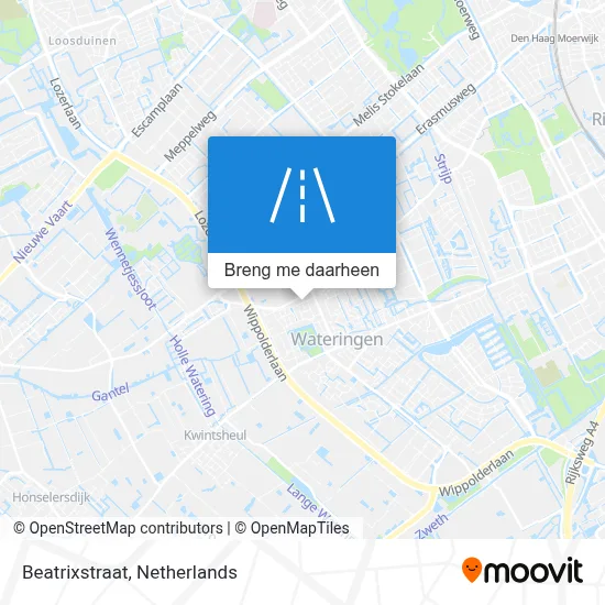 Beatrixstraat kaart