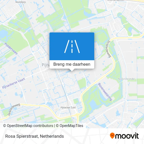 Rosa Spierstraat kaart