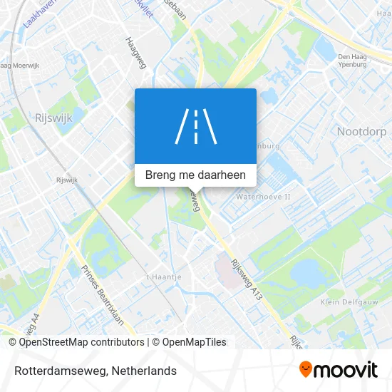 Rotterdamseweg kaart