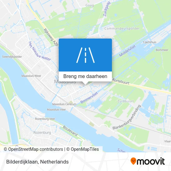 Bilderdijklaan kaart