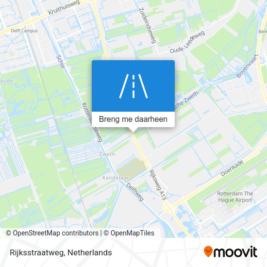 Rijksstraatweg kaart