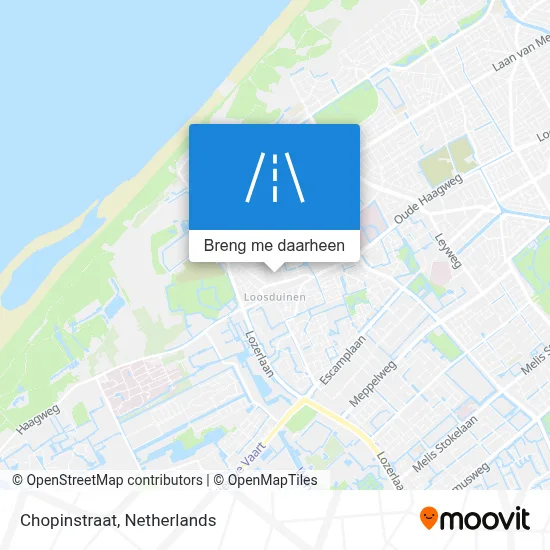Chopinstraat kaart