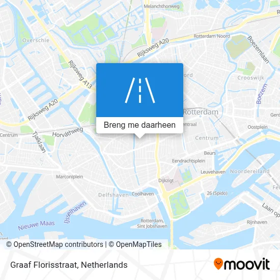 Graaf Florisstraat kaart