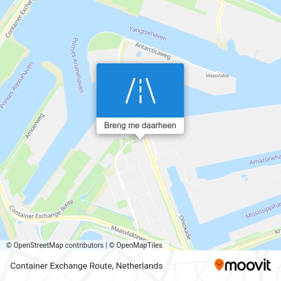 Container Exchange Route kaart
