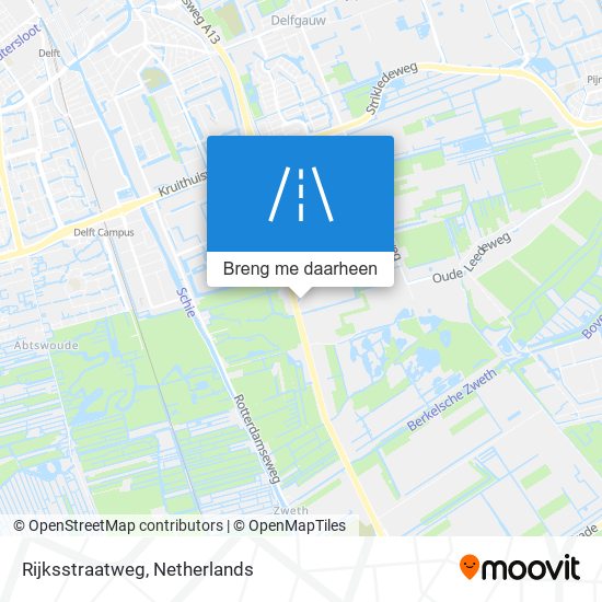 Rijksstraatweg kaart