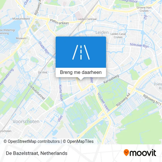 De Bazelstraat kaart