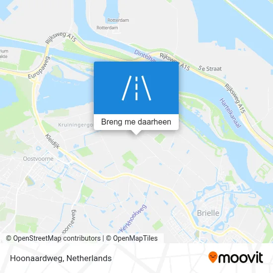 Hoonaardweg kaart