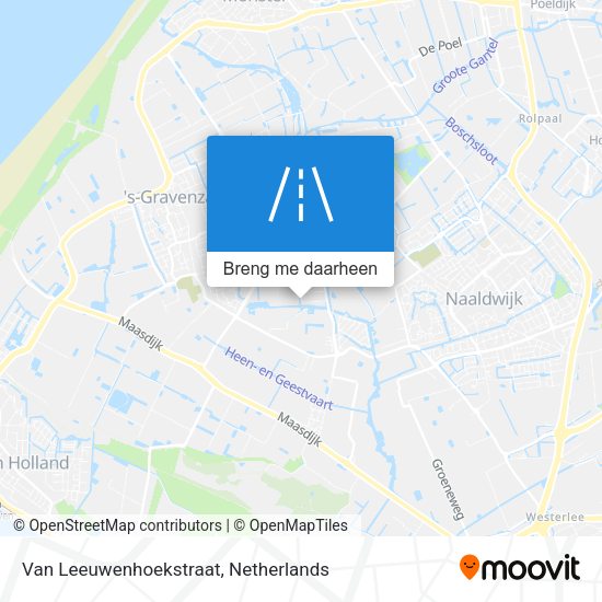 Van Leeuwenhoekstraat kaart