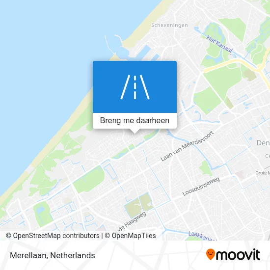 Merellaan kaart