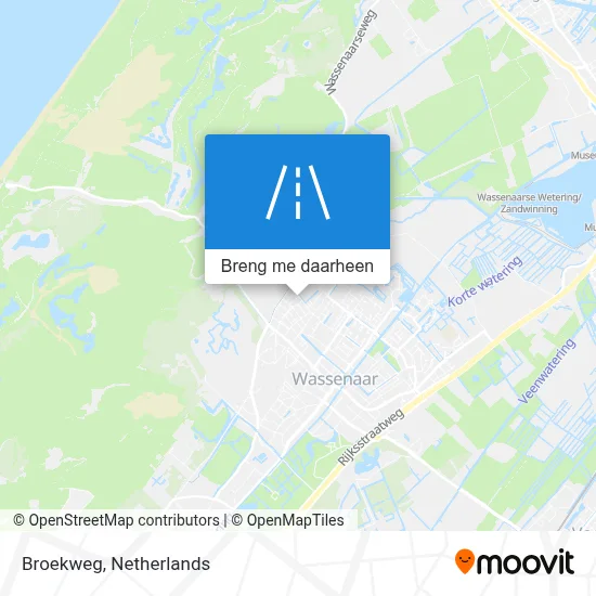 Broekweg kaart