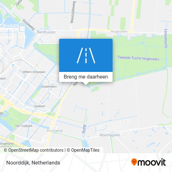 Noorddijk kaart