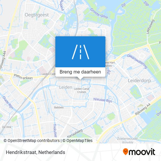 Hendrikstraat kaart