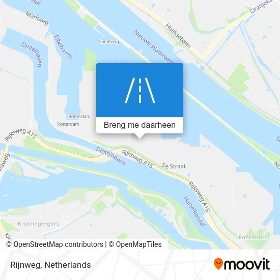 Rijnweg kaart