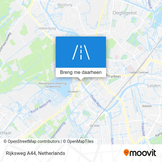 Rijksweg A44 kaart