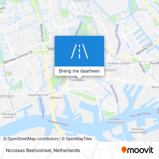 Nicolaas Beetsstraat kaart