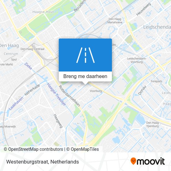 Westenburgstraat kaart