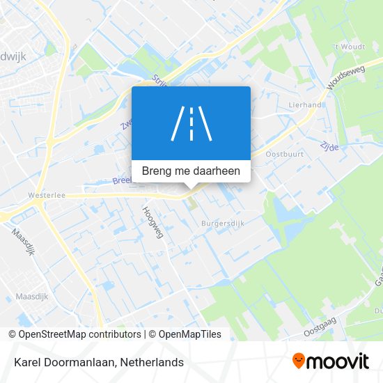 Karel Doormanlaan kaart