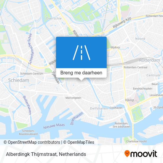 Alberdingk Thijmstraat kaart