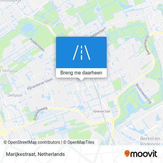 Marijkestraat kaart