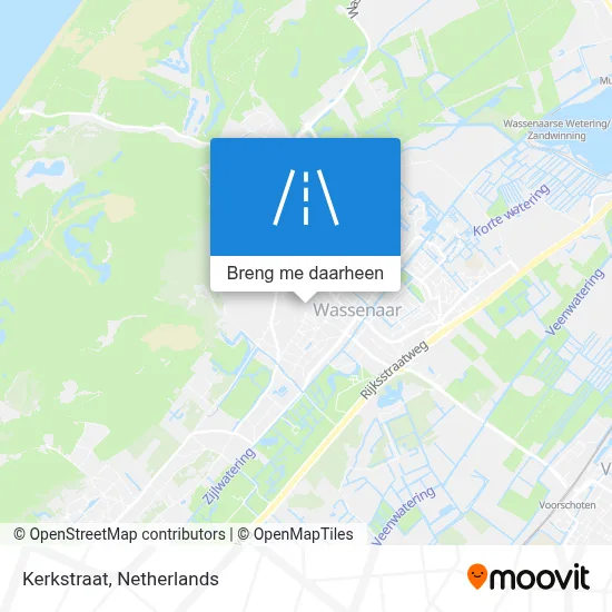 Kerkstraat kaart