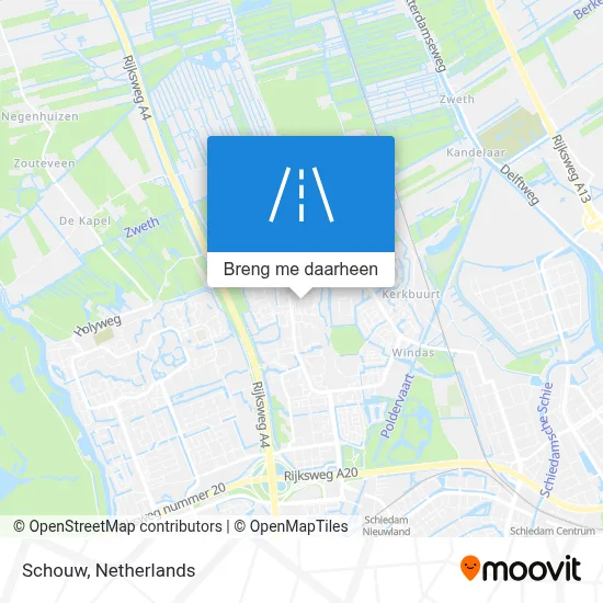Schouw kaart