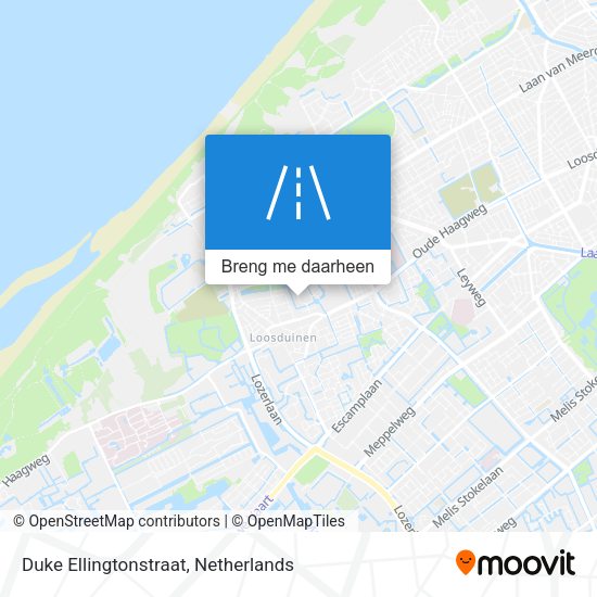 Duke Ellingtonstraat kaart