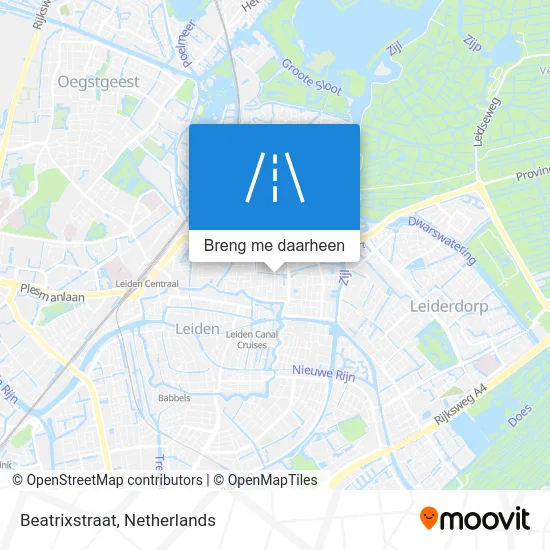 Beatrixstraat kaart