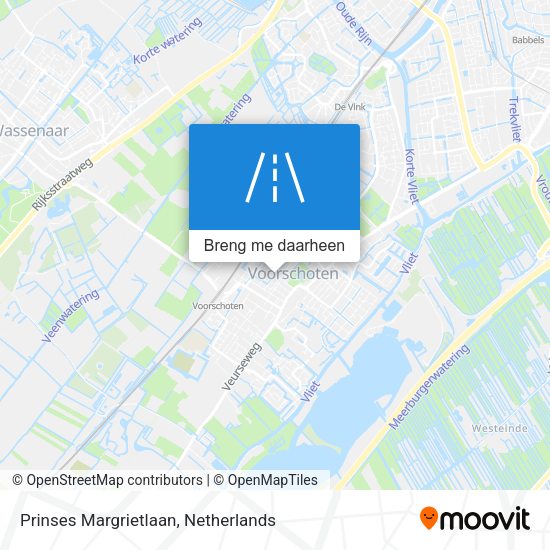 Prinses Margrietlaan kaart