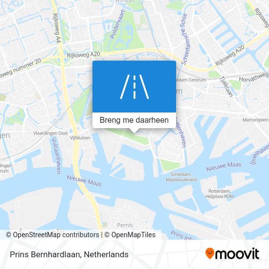 Prins Bernhardlaan kaart
